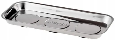 Produktbild von Schmith Magnetische Schale Magnetschale Rechteckig Werkstattschale Werkzeughalter Magnethalter Schraubenhalter Teller Edelstahl Gummiert Werkstatt Ordnung Halter