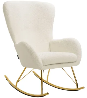Produktbild von tectake® Schaukelstuhl Swing 70 x 93 x 100 cm, Belastbarkeit 120 kg