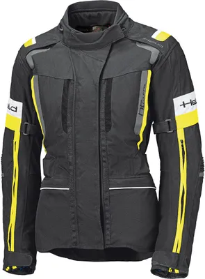 Produktbild von Held 4-Touring II wasserdichte Damen Motorrad Textiljacke, schwarz/gelb, M