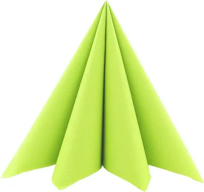 Produktbild von Airlaid Serviette Lime, 40 x 40 cm, 50 Stück - Mank