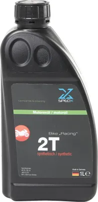 Image de SPEC-X Huile moteur "Bike 2T Racing" – Bouteille de 1 litre