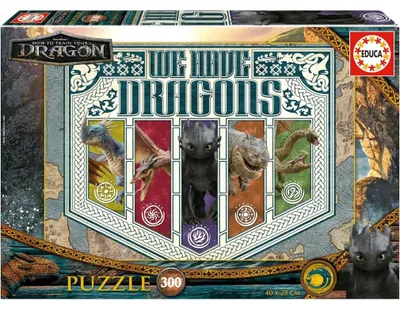 Immagine prodotto di EDUCA Puzzle: Allena il tuo drago. 300 pezzi