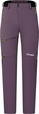 Lila Berghaus Mtn Guide Alpine Pant mit Reißverschlusstaschen und Logo auf dem linken Oberschenkel