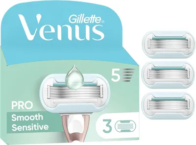 Productafbeelding van Gillette Venus Deluxe Scheermesjes voor de gevoelige huid (3 stuks)