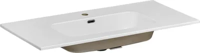Immagine prodotto di Lavabo Da Appoggio Monocomparto 100 Cm – Bianco Lucido