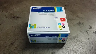 Zdjęcie produktu dla Samsung CLP-P300C, 2000 stron(y), 1000 stron(y), Czarny, Cyjan, Purpurowy, Żółty, 4 szt.