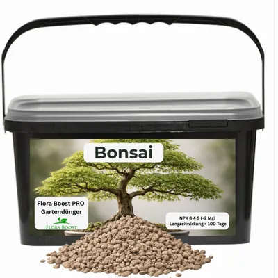 Produktbild von Flora Boost PRO Bonsaidünger, Langzeitdünger NPK 8-4-5, 1 kg