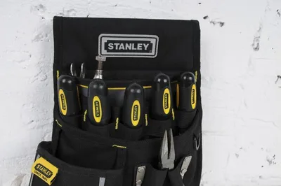 Image de Sac banane Stanley avec poche à clous & porte marteau