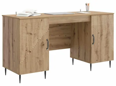 Immagine prodotto di vidaXL Scrivania in rovere Artisan 142,5 x 50 x 75 cm in materiale derivato dal legno