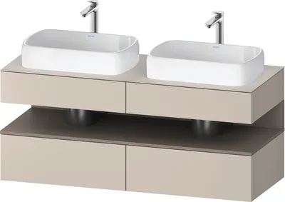 Produktbild von DURAVIT QA4767043910000 QTG KWTU WH Ek. 1400x550x600 Tp. Mt.