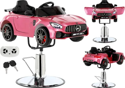 Obrázok produktu pre Kadernícke detské kreslo autíčko MT-CAR-5206-A hydraulické otočné do kaderníckeho salónu kadernícke kreslo