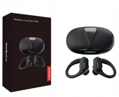 Produktbild von Bezdrátová Sluchátka Do Uší Lenovo Xt80 Černá Vodotěsná Ipx7
