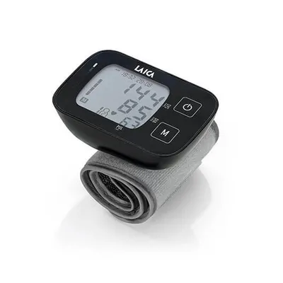 Obrázek produktu pro Laica BM1007, Zápěstí, Automatický, Černá, Šedá, LCD, 4 uživatel/ů, 40 x 47 mm