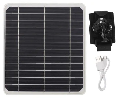 Immagine prodotto di Pannello solare da 20 W con porta USB Type-C DC, impermeabile, 5 V, 2 A, portatile, per zaini e biciclette