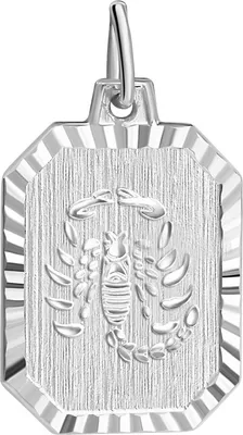 Produktbild von V Anhänger Sternzeichen Skorpion 925/- Sterling Silber 2,2cm weiß 203240121SK