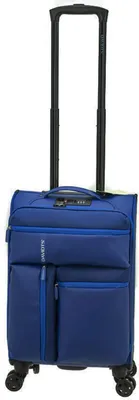 Produktbild von leichte Koffer, Handgepäck Trolley 35 Liter blau, Reisegepäck Stoffkoffer Davidts bei Bowatex.