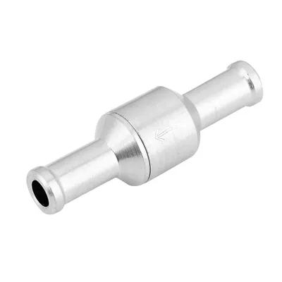 Zdjęcie produktu dla Krok Aluminiowy zawór zwrotny prosty Paliwo Diesel Gaz Ciecz Powietrze Jednokierunkowy Bezzwrotny (8mm)