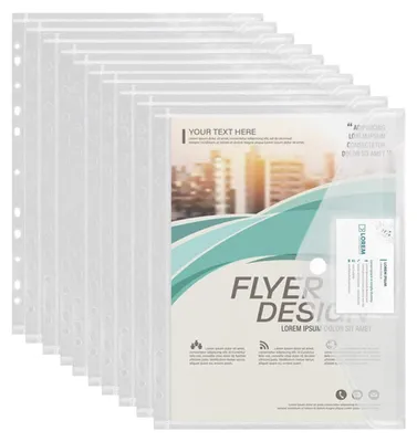 Produktbild von 40er Dokumententasche A4 Dokumentenmappe Wasserdicht Sammelmappen für Dokumente Organisieren mit Lochrand Klettverschluss und Etikettentasche