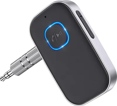 Zdjęcie produktu dla J22 Bluetooth- compatible Odbiornik z Mic 3.5mm Aux Bezprzewodowy wzmacniacz audio Adapter samochodowy Zestaw czarny