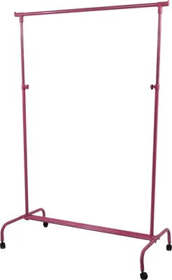 Produktbild von Verstellbares Einzel-Kleiderregal - Rosa - Geeignet für kleine Räume