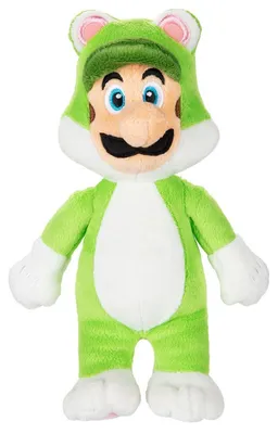 Obrázek produktu pro Plyšová hračka Nintendo Super Mario Luigi Cat, 18 cm