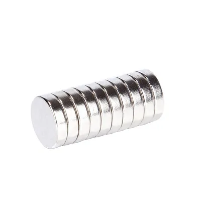 Immagine prodotto di Magneti al neodimio, forma disco, dimensioni 12 x 3 mm, confezione da 500 pezzi