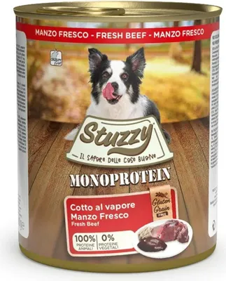Produktbild von STUZZY Monoprotein Beef – Nassfutter für Hunde – 800 g