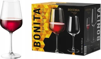 Produktbild von Bohemia Bonita Rotweingläser 450 ml