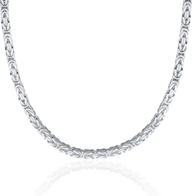 Produktbild von 925er Sterling Silber Königskette- 5 mm -für Herren von Unique