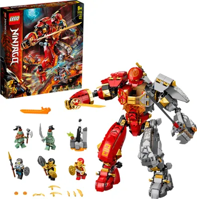 Produktbild von LEGO 71720 NINJAGO Feuer-Stein-Mech Spielzeug, Ninja Actionfigur