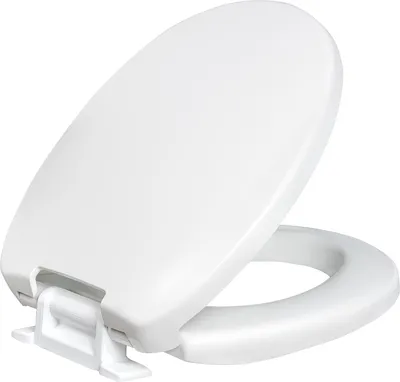 Produktbild von WC-Sitz mit Erhöhung + 5 cm mit Absenkautomatik Scharnierwelle & Winkelpuffer, weiß