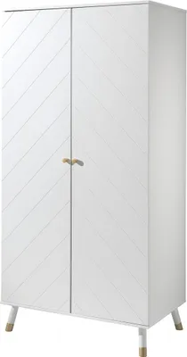 Produktbild von Kleiderschrank BILY MDF Weiß 100x200x59 cm