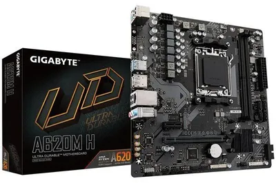 Image de Carte mère, GIGABYTE A620M H, Micro-ATX, chipset AMD A620, DDR5, PCIe 4.0