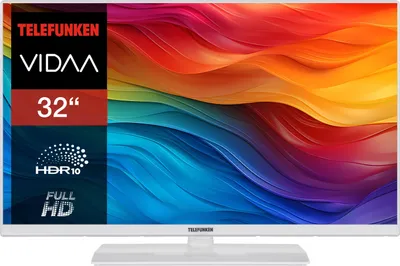 Produktbild von Telefunken Fernseher 32 Zoll Smart TV VIDAA XF32VP750M-W Full HD Fernseher HDR TV mit Triple-Tuner