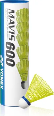 Zdjęcie produktu dla Lotki do badmintona Yonex Mavis 600 nylon żółte 6 sztuk