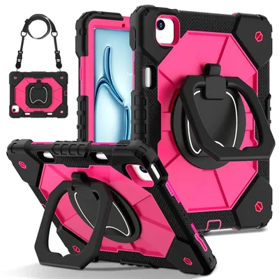 Immagine prodotto di Custodia per tablet Apple iPad Air 11 (2026, 2025, 2024) ibrida con tracolla a 360 gradi