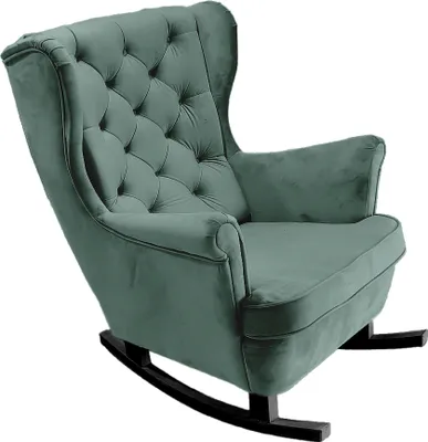 Produktbild von DomoHome polohovateľné kreslo kreslo podrúčky TV kreslo kreslo do obývačky čalúnené kreslo kreslo do obývačky kreslo do obývačky krídlo | 102x81x95cm | Green_29853