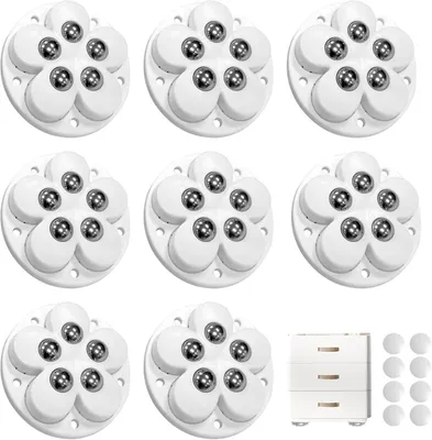 Imagen del producto de Ruedas para muebles, 54 mm, juego de 8 unidades, capacidad de carga de 300 kg, giratorias de 360°, para muebles