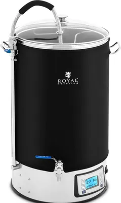 Obrázek produktu pro Expondo Royal Catering Varná konvice s izolací – 60 l – 3000 W – 10–100 °C – nerezová ocel – LCD displej – časovač
