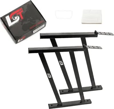 Produktbild von 2x Multiflexboard Schienen Unterlage Konsole mit Scharnier Set für VW T5 T6 V VI