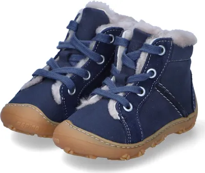 Produktbild von Pepino Kinder Winterstiefeletten/ Stiefeletten ELIA Blau Rauleder Größe: 24