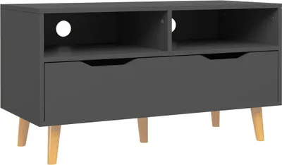 Produktbild von vidaXL TV-Schrank Grau 90x40x48,5 cm Holzwerkstoff