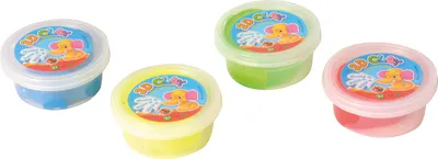 Produktbild von EDUPLAY 130257 Hüpfknete, Knetkugel Ø 3 cm, 4-teilig (Farbe zufällig, 1 Set)