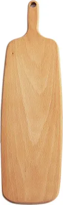 Produktbild von Holz Schneidebrett Eiche mit hängendem Loch 12cm x 41cm