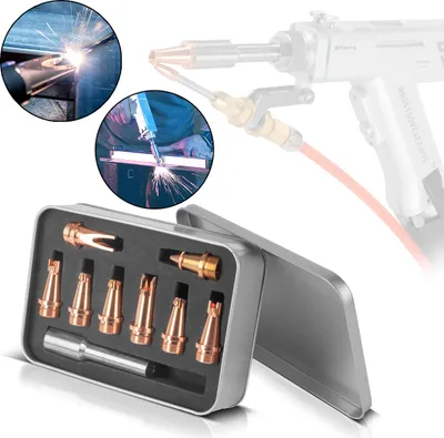 Immagine prodotto di STAHLWERK Set di 9 ugelli laser accessori professionali per torce di saldatura laser SUP 23T