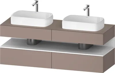 Produktbild von DURAVIT QA4779018430000 QTG KWTU WH Ek. 1600x550x600 bs. Mt.