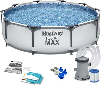 Produktbild von Bestway 56408 Rahmen-Gartenpool 305 x 76 cm 9-in-1