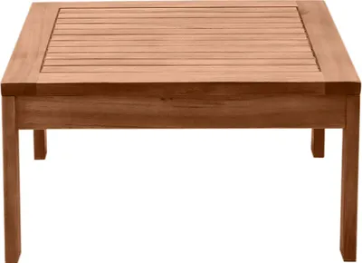 Produktbild von Miliboo - Quadratischer Garten-Couchtisch aus Massivholz B60 cm SALVADOR