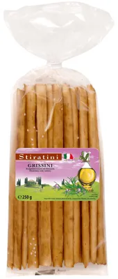 Produktbild von Stiratini Grissini Brotgebäckstangen mit Rosmarin 250g