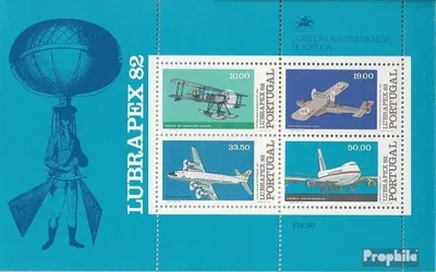 Produktbild von Briefmarken Portugal 1982 Mi Block37 (kompl.Ausg.) gestempelt Briefmarkenausstellung